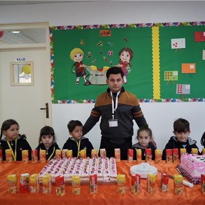 ZAKHO IS KG.1 STUDENTS ENJOY A WELCOME PARTY